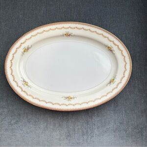 Meito China made in Japan Oval Serving Platter